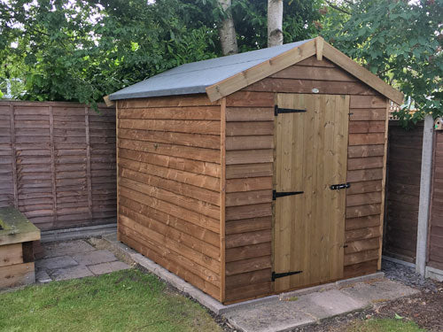 6ft x 5ft Feather edge Shed