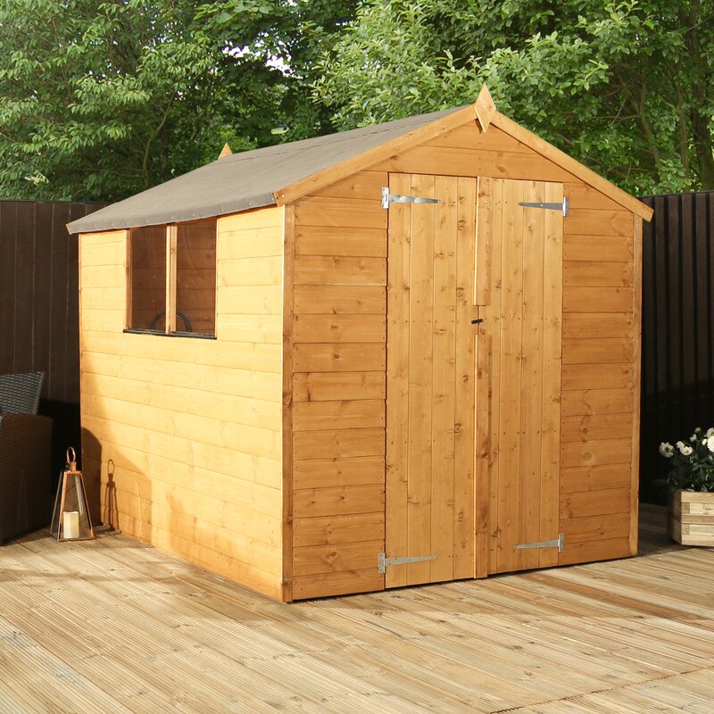 8ft x 6ft Shiplap apex Shed