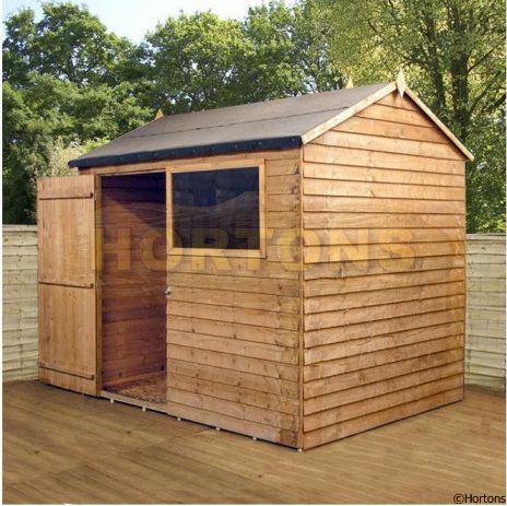 6ft x 6ft Feather edge shed