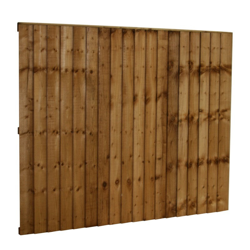 6ft x 6ft feather edge fence panel