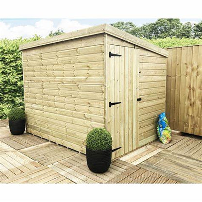 6ft x 5ft shiplap pent shed