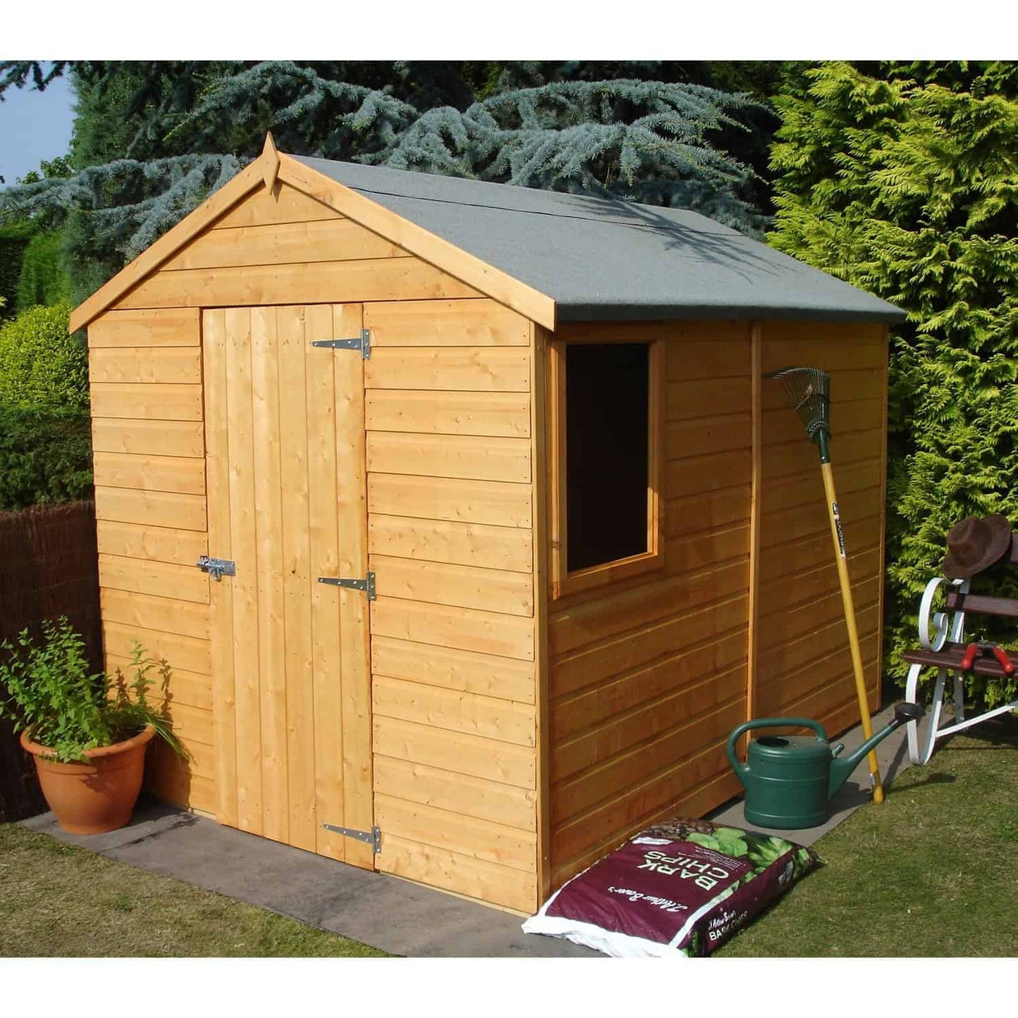 6ft x 6ft shiplap apex shed