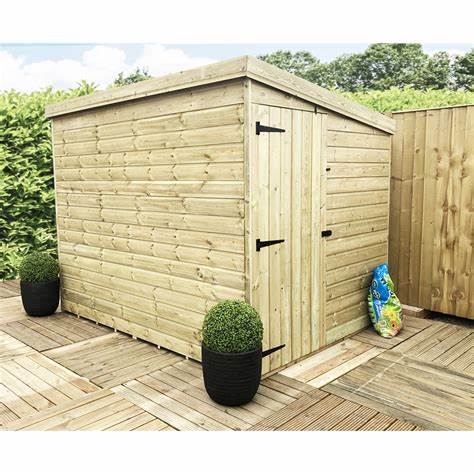 6ft x 4ft shiplap pent shed